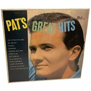 Pat Boone Pat's Great Hits (Vinyl, 1957) Dot DLP 3071 Good+ LP Record Album